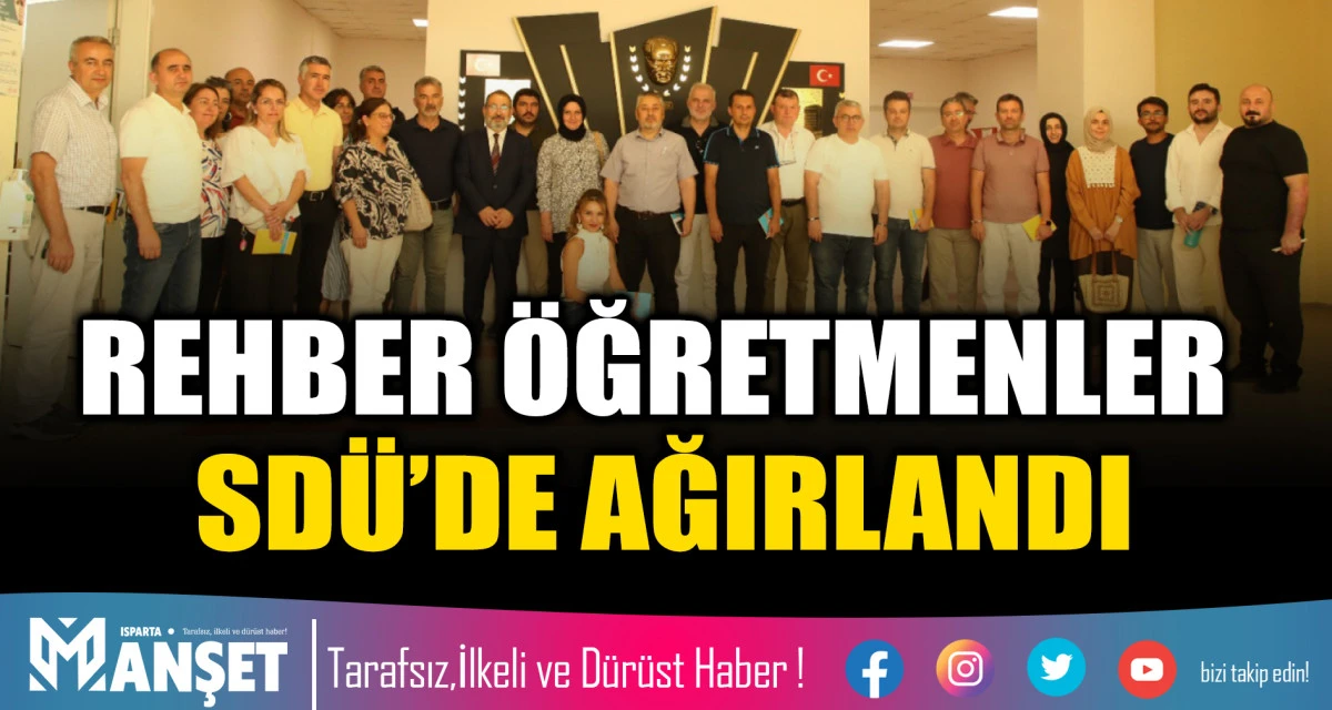 REHBER &Ouml;ĞRETMENLER SD&Uuml;&rsquo;DE AĞIRLANDI