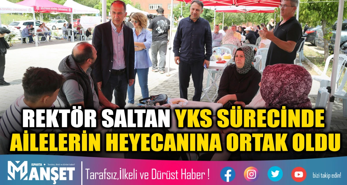 REKT&Ouml;R SALTAN YKS S&Uuml;RECİNDE AİLELERİN HEYECANINA ORTAK OLDU