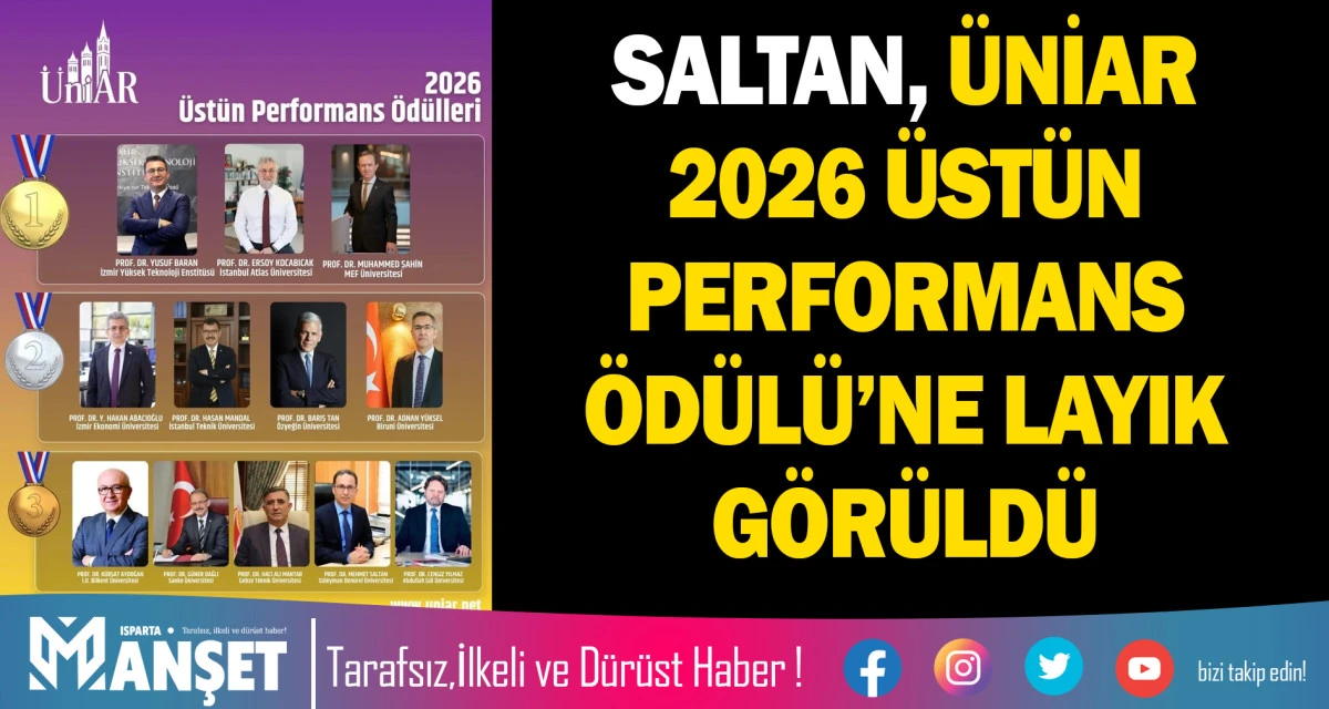 SALTAN, &Uuml;NİAR 2026 &Uuml;ST&Uuml;N PERFORMANS &Ouml;D&Uuml;L&Uuml;&rsquo;NE LAYIK G&Ouml;R&Uuml;LD&Uuml;