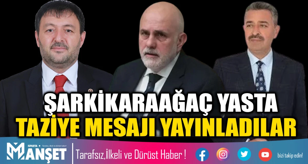 ŞARKİKARAAĞA&Ccedil; YASTA TAZİYE MESAJI YAYINLADILAR