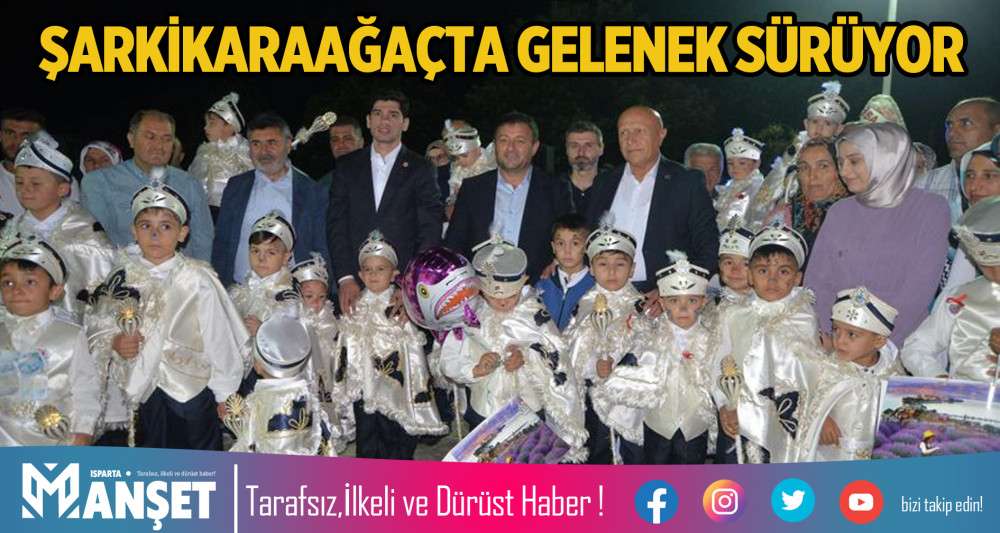 ŞARKİKARAAĞA&Ccedil;TA GELENEK S&Uuml;R&Uuml;YOR