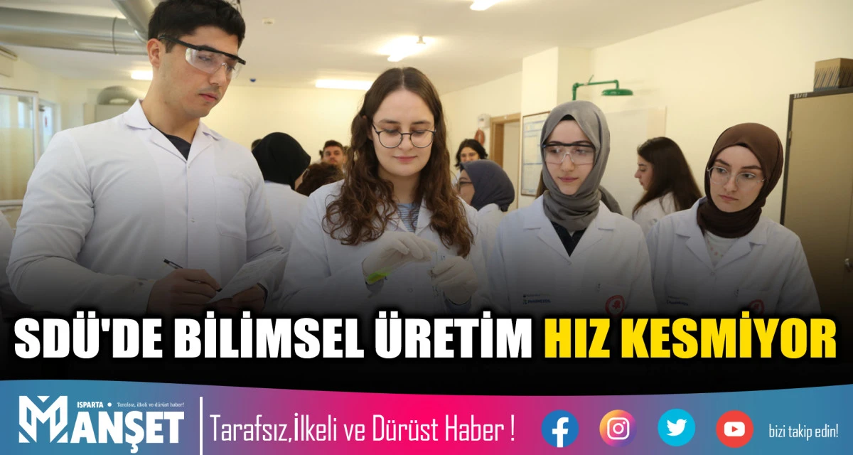 SD&Uuml;'DE BİLİMSEL &Uuml;RETİM HIZ KESMİYOR
