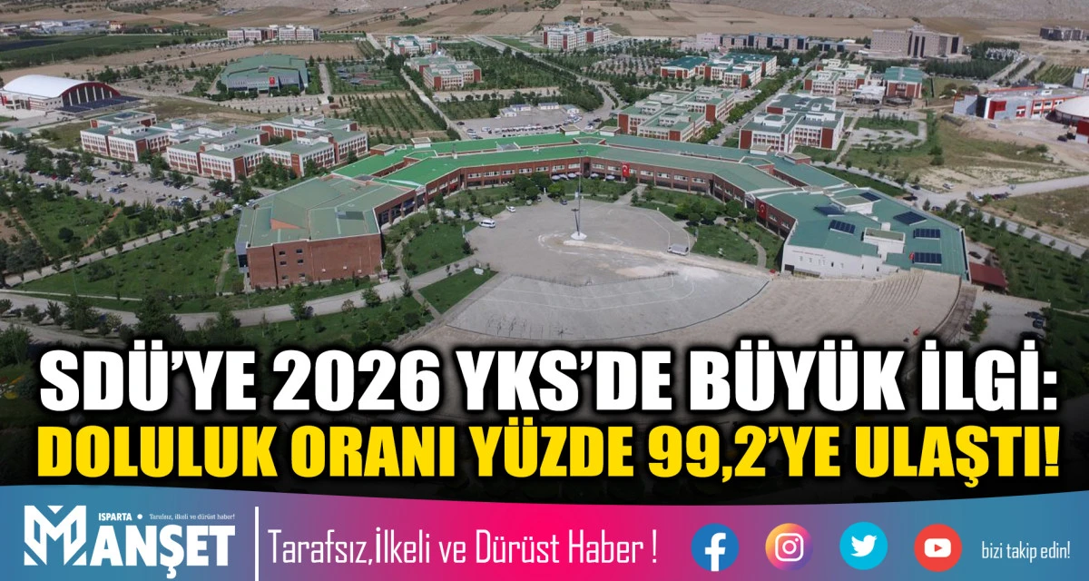 SD&Uuml;&rsquo;YE 2026 YKS&rsquo;DE B&Uuml;Y&Uuml;K İLGİ: DOLULUK ORANI Y&Uuml;ZDE 99,2&rsquo;YE ULAŞTI!