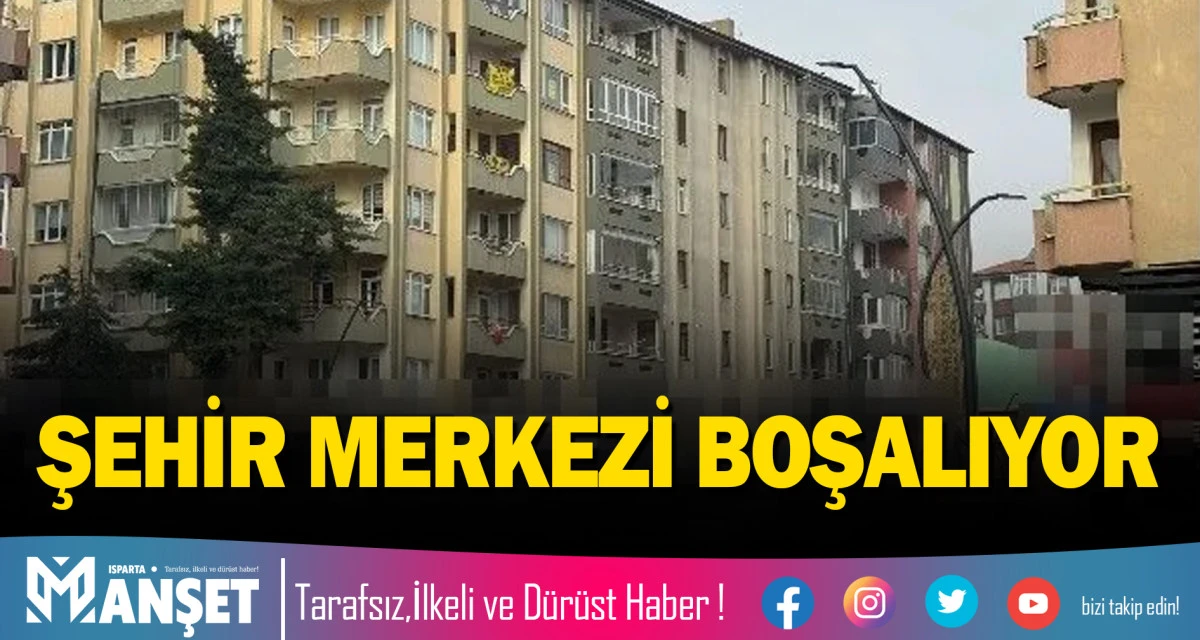 ŞEHİR MERKEZİ BOŞALIYOR