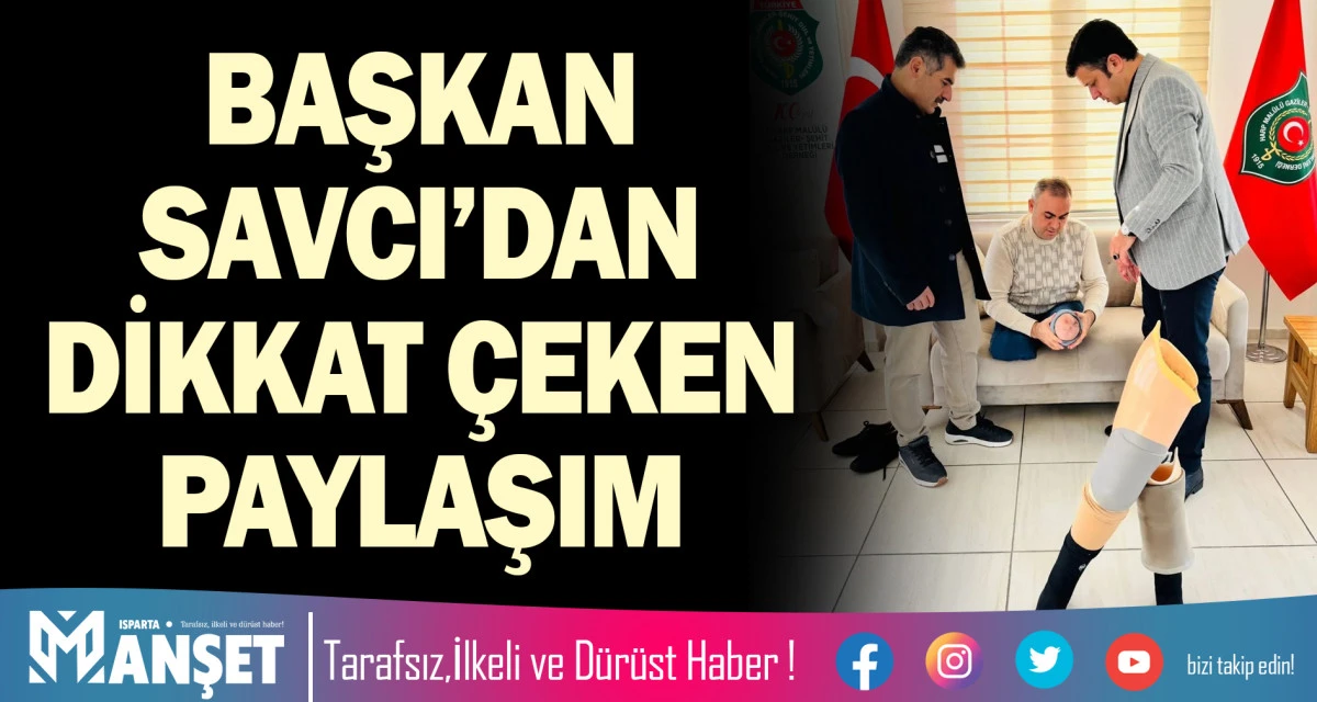 ŞEHİT AİLELERİ DERNEĞİ BAŞKANI ALİ SAVCI&rsquo;DAN DİKKAT &Ccedil;EKEN PAYLAŞIM