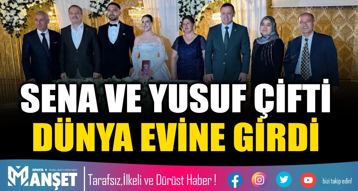 SENA VE YUSUF &Ccedil;İFTİ D&Uuml;NYA EVİNE GİRDİ