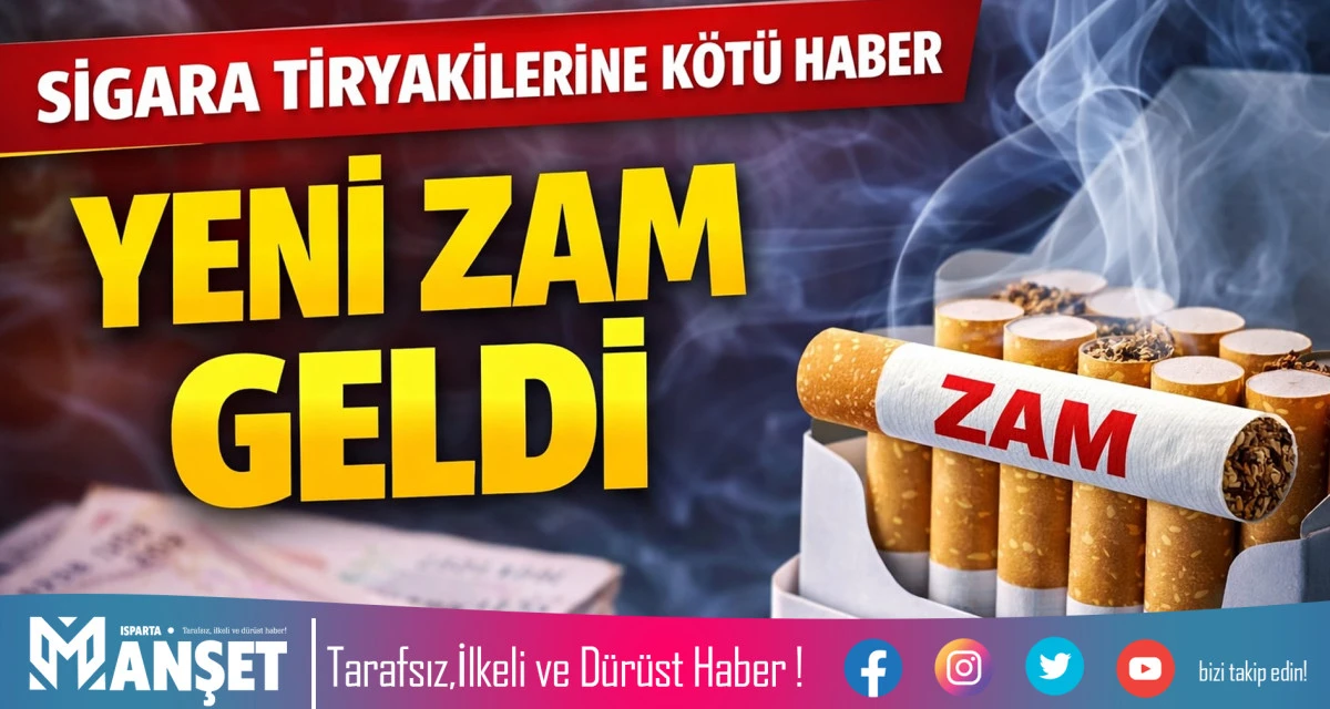SİGARAYA ZAM GELDİ!