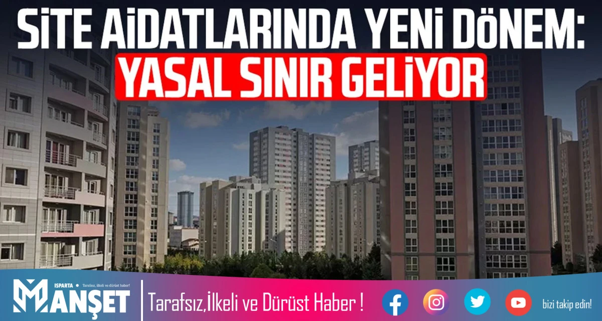 SİTE AİDATLARINA ENFLASYON SINIRI GELİYOR!