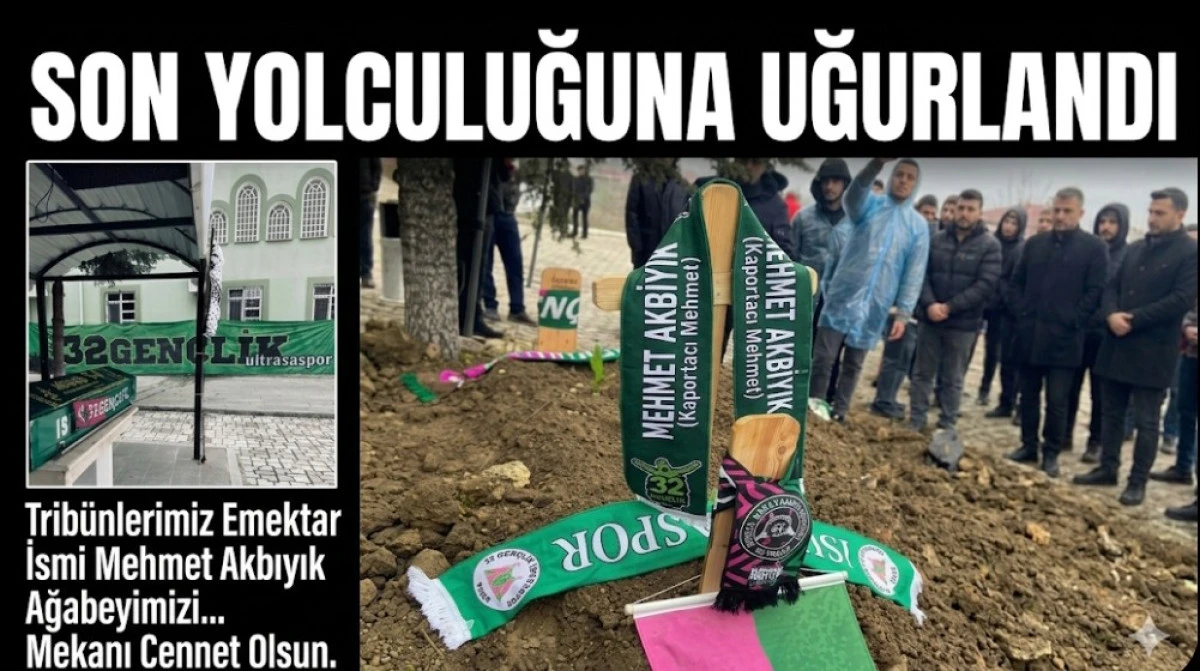 SON YOLCULUĞUNA UĞURLANDI