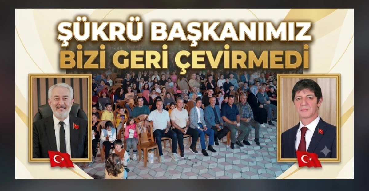 Ş&Uuml;KR&Uuml; BASKANİMİZ BİZİ GERİ &Ccedil;EVİRMEDİ