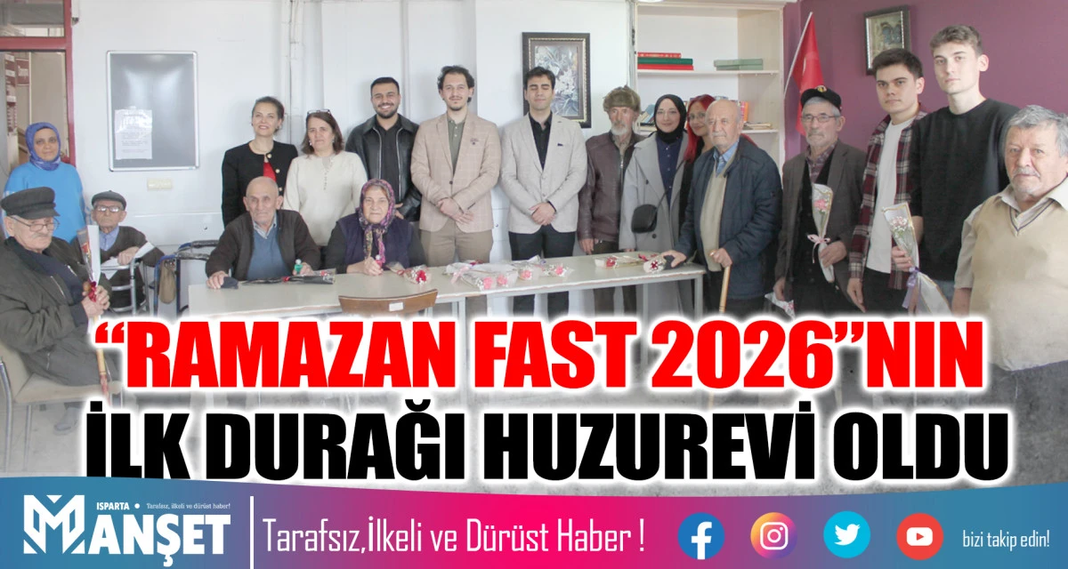 S&uuml;leyman Demirel &Uuml;niversitesi &Ouml;ğrencilerinden Huzurevine Ramazan Ziyareti