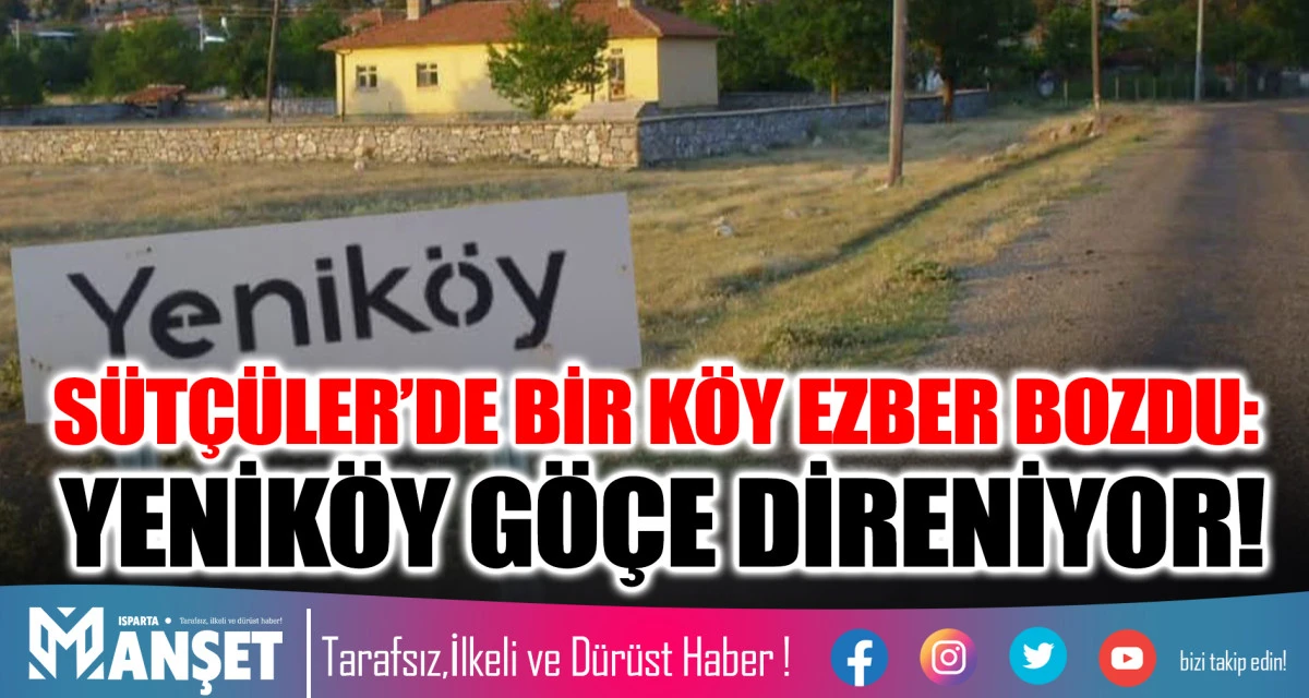 S&Uuml;T&Ccedil;&Uuml;LER&rsquo;DE BİR K&Ouml;Y EZBER BOZDU: YENİK&Ouml;Y G&Ouml;&Ccedil;E DİRENİYOR!