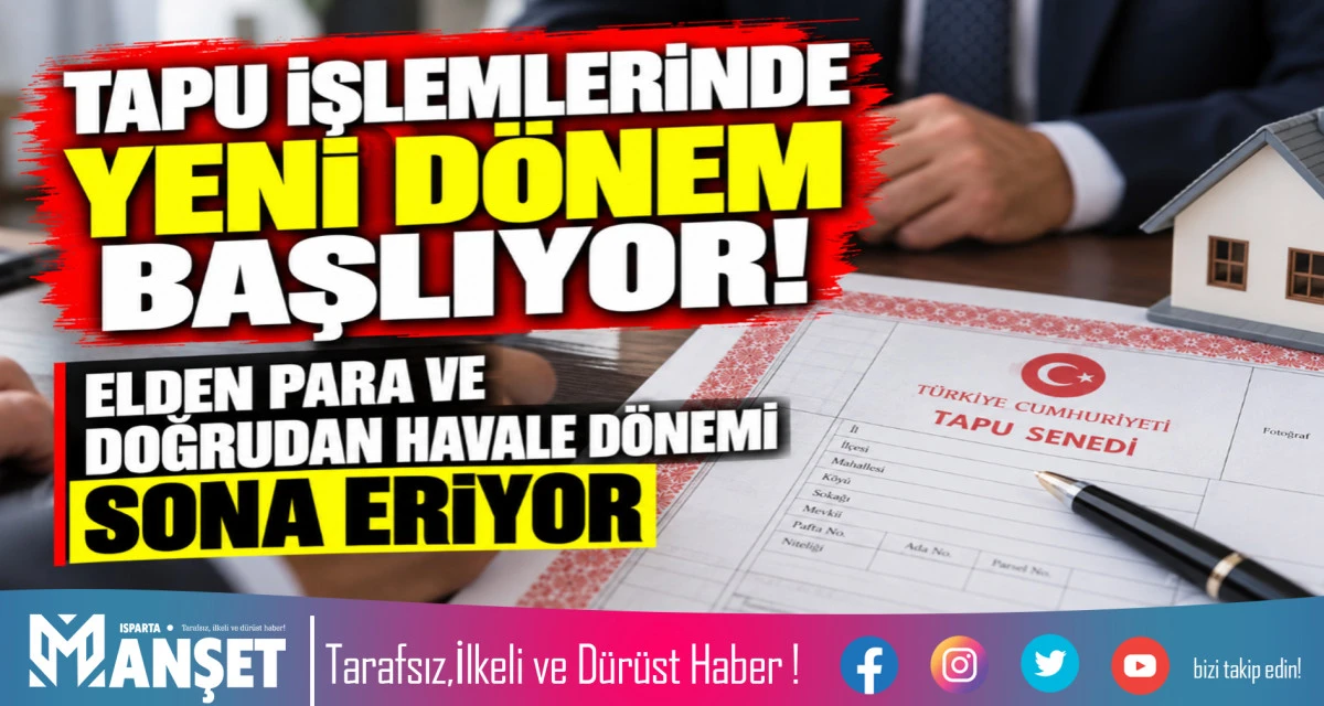 TAPU İŞLEMLERİNDE YENİ D&Ouml;NEM