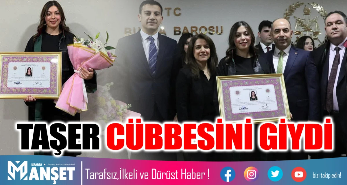 TAŞER C&Uuml;BBESİNİ GİYDİ