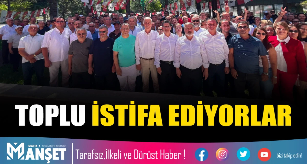 TOPLU İSTİFA EDİYORLAR