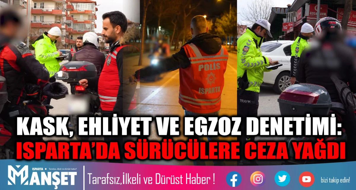 TRAFİK EKİPLERİNDEN MOTOSİKLETLERE YAKIN TAKİP