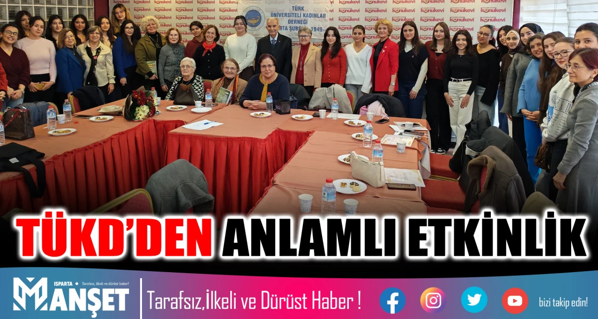 TÜKD’DEN ANLAMLI ETKİNLİK