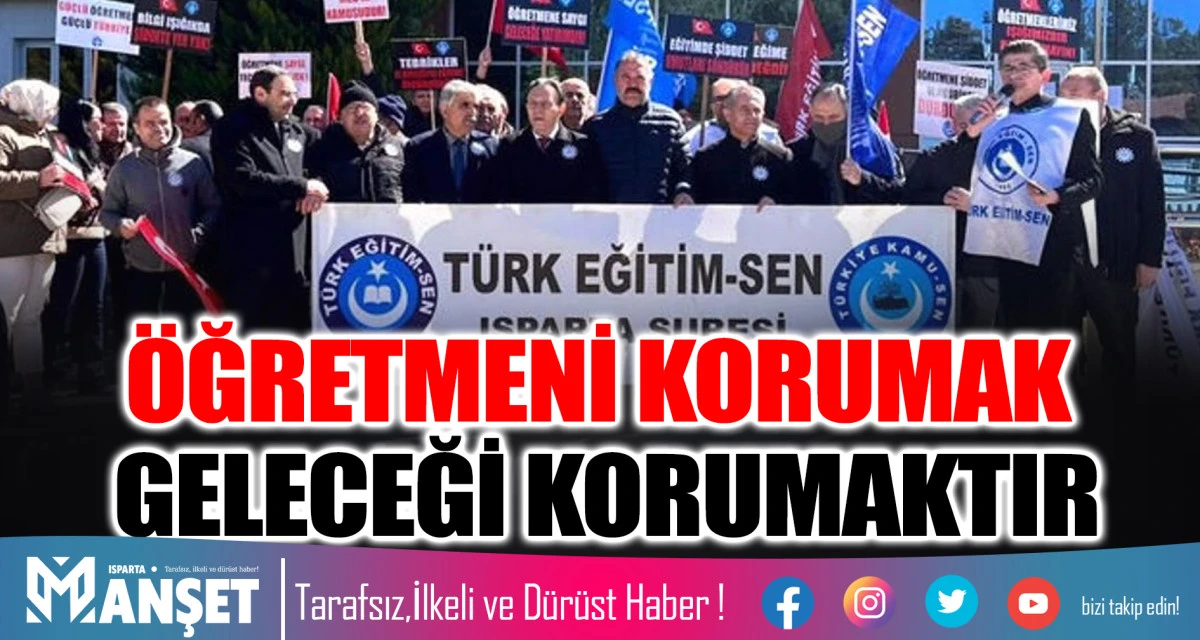 T&uuml;rk Eğitim-Sen&rsquo;den &Ouml;ğretmen Cinayetine Tepki