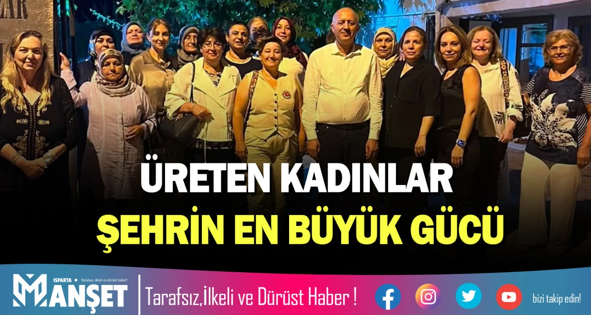 &Uuml;RETEN KADINLAR ŞEHRİN EN B&Uuml;Y&Uuml;K G&Uuml;C&Uuml;