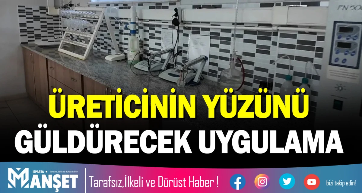 &Uuml;RETİCİNİN Y&Uuml;Z&Uuml;N&Uuml; G&Uuml;LD&Uuml;RECEK UYGULAMA