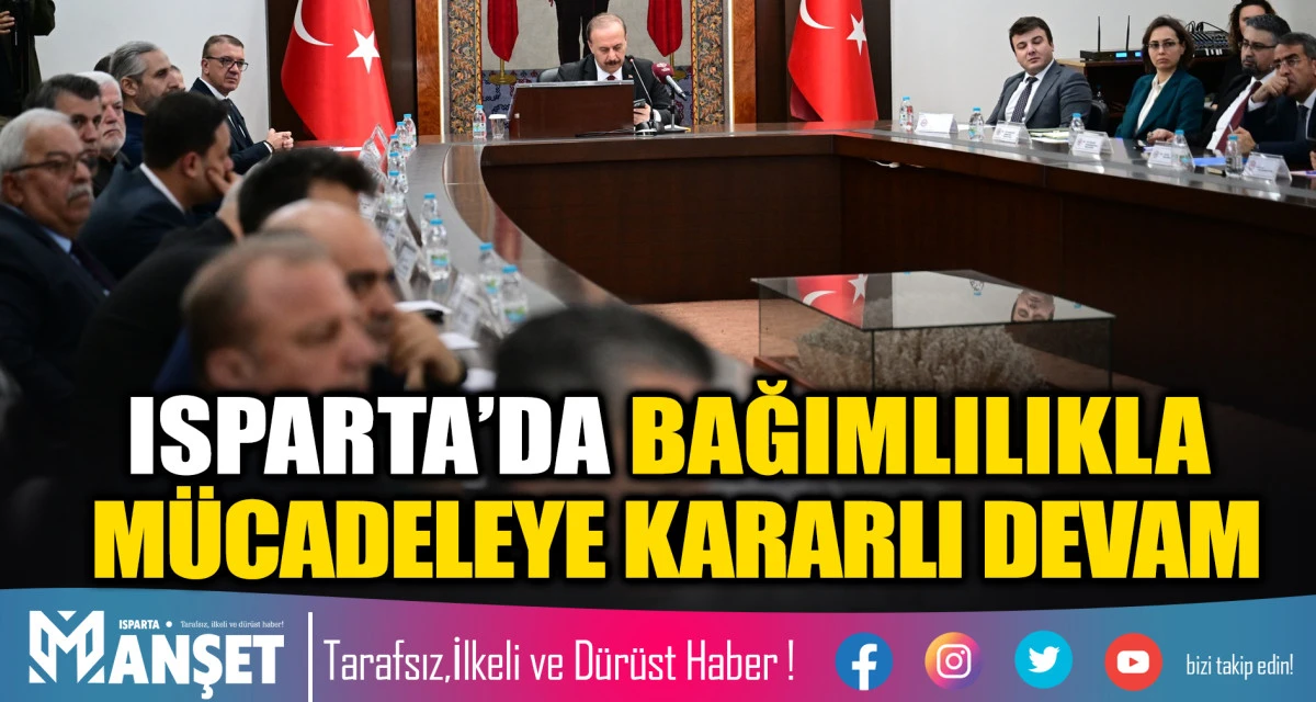 Vali Erin: Bağımlılıkla M&uuml;cadelede G&uuml;&ccedil;l&uuml; Koordinasyon