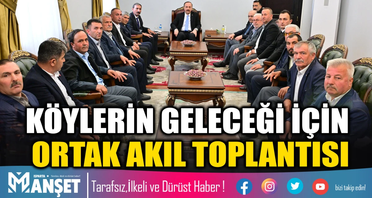 Vali Erin muhtarlarla buluştu: K&ouml;ylerin ihtiya&ccedil;ları masaya yatırıldı