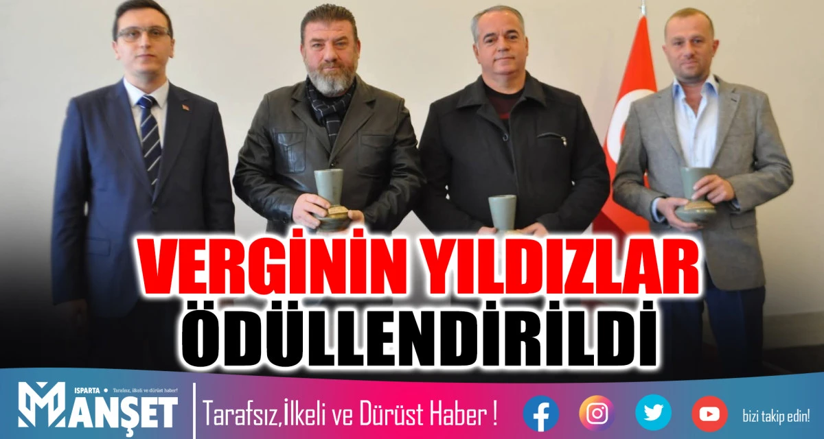 VERGİNİN YILDIZLAR &Ouml;D&Uuml;LLENDİRİLDİ