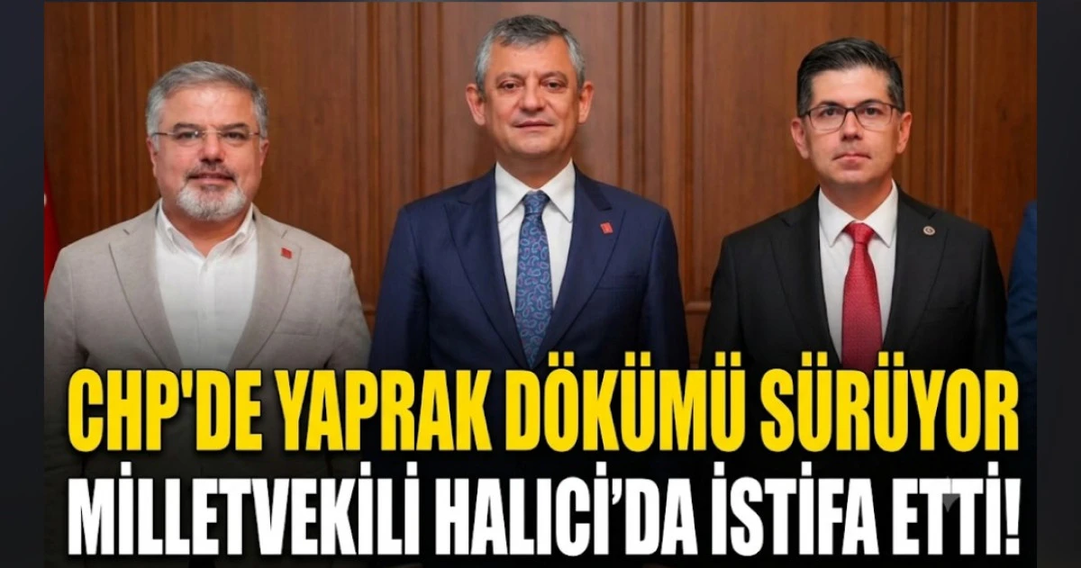 YALİM HALICI DA İSTİFA ETTİ
