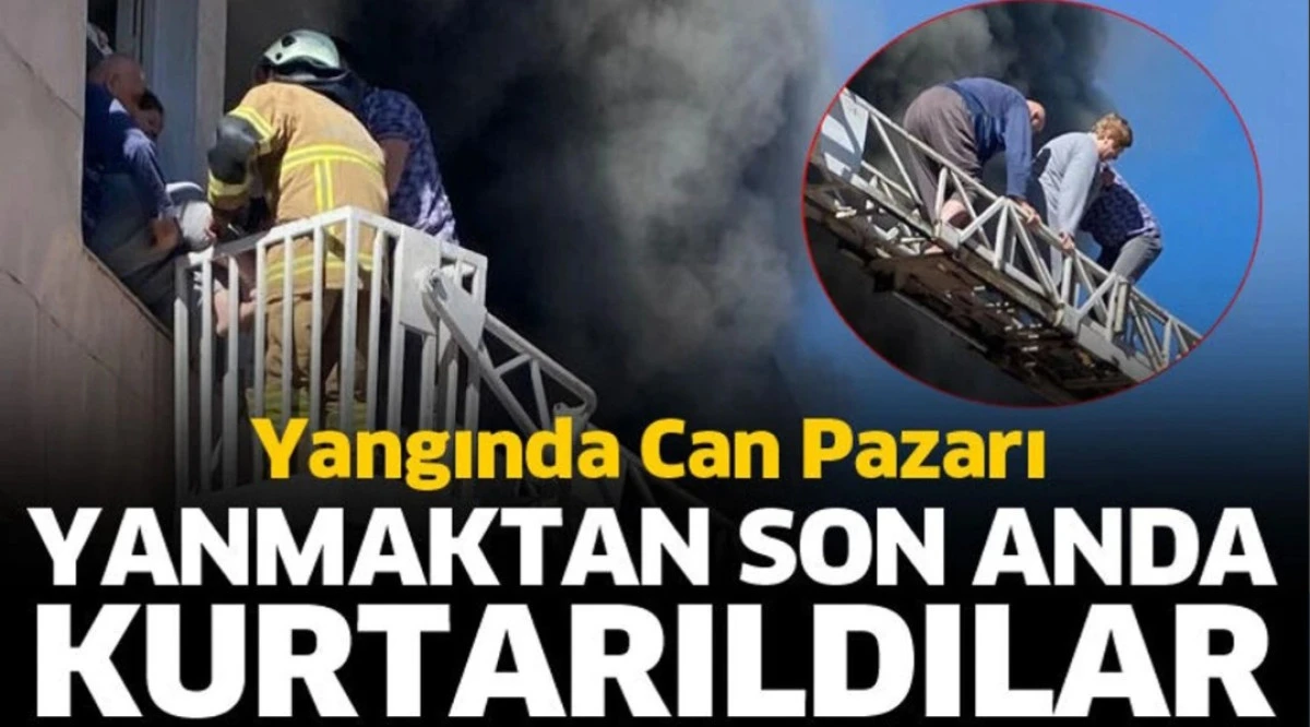 YANMAKTAN SON ANDA KURTARILDILAR