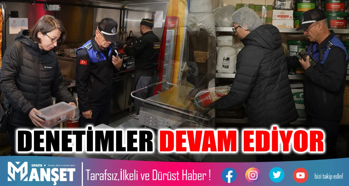 Zabıta ekiplerinin gıda sektöründeki denetimleri sürüyor