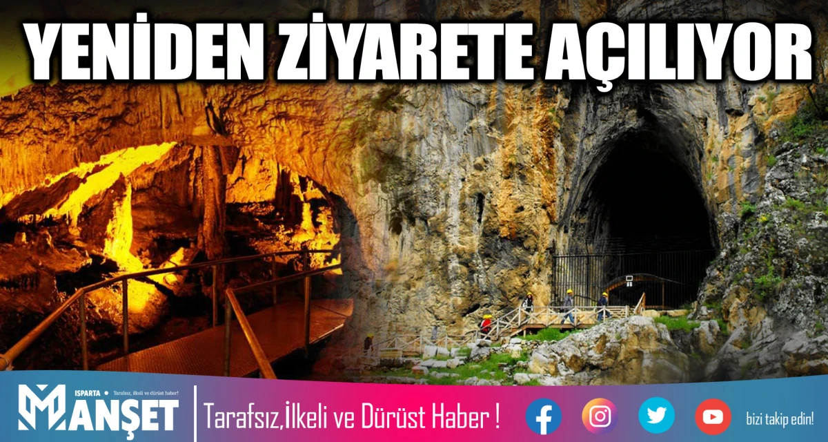 ZİNDAN MAĞARASI ZİYARETE A&Ccedil;ILIYOR