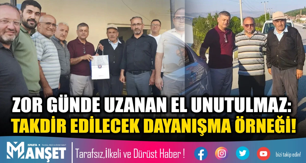 ZOR G&Uuml;NDE UZANAN EL UNUTULMAZ: TAKDİR EDİLECEK DAYANIŞMA &Ouml;RNEĞİ!